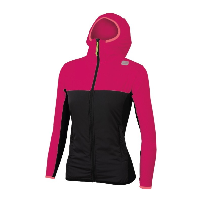 Женская лыжная куртка Sportful Xplore W чёрно-сиреневая Женская лыжная куртка Sportful Xplore W чёрно-сиреневая